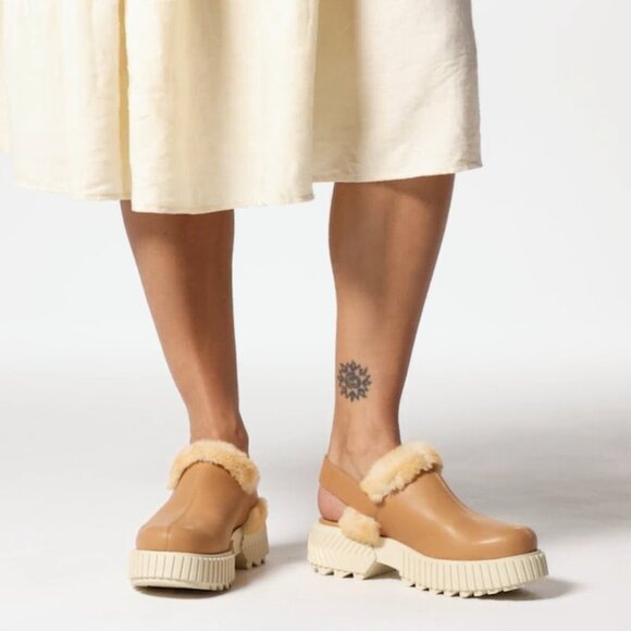 NEW Sorel Ona Ave Mules - Waterproof, Leather For Women inTawny Buff 1025 5s3 - Picture 6 of 14